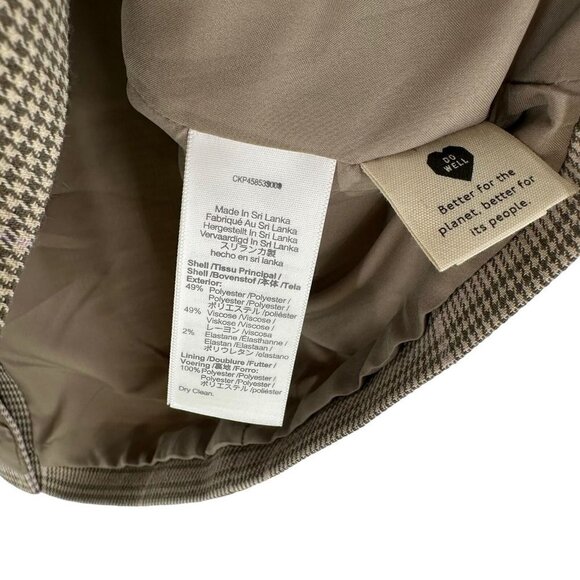 NEW/NWT Madewell Dorset Blazer in Distant Surplus Windowpane Size Small